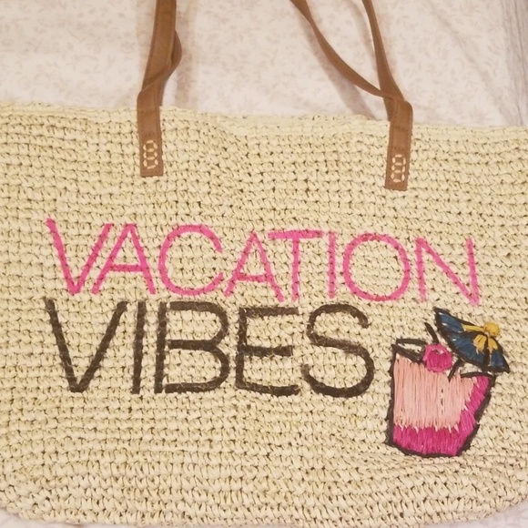 INC International Concepts Handbags - INC Vacation Vibes Straw Tote Bag New INC International Concepts Handbags - INC Vacation Vibes Straw Tote Bag New
